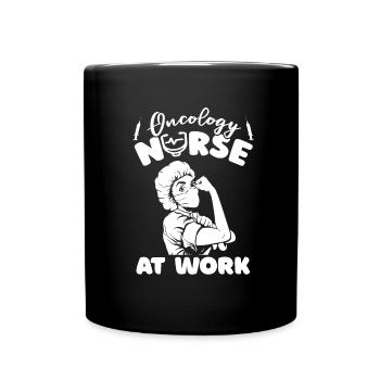 Nurse Stethoscope - Full Colour Mug - black - Front