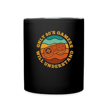 Gamer Gaming 80s - Mug uni - noir - Devant