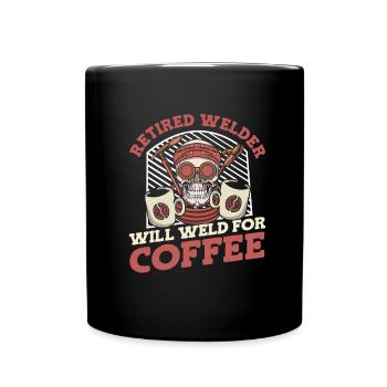Welder locksmith coffee - Full Colour Mug - black - Front