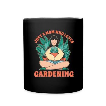 Hobby Jardinier Jardin Mère Horticulture Maman - Mug uni - noir - Devant