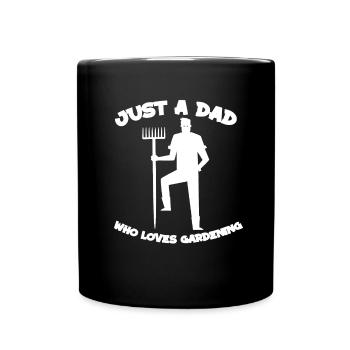 Hobbygärtner Garten Vater Gärtnerischer Vater - Tasse einfarbig - Schwarz - Vorne