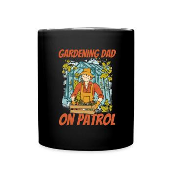 Hobbygärtner Garten Vater Gärtnerischer Vater - Tasse einfarbig - Schwarz - Vorne