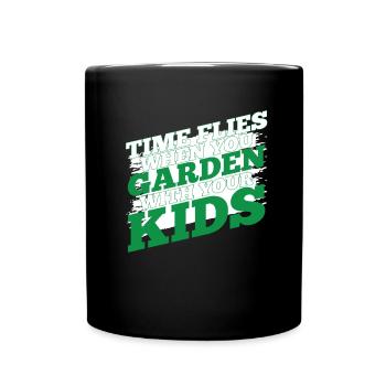 Hobby Gardener Garden Funny Gardening Father - Full Colour Mug - black - Front