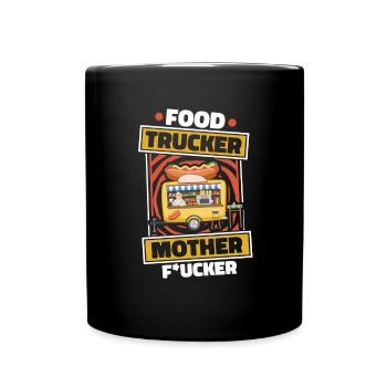 Nourriture de rue impolie - Mug uni - noir - Devant