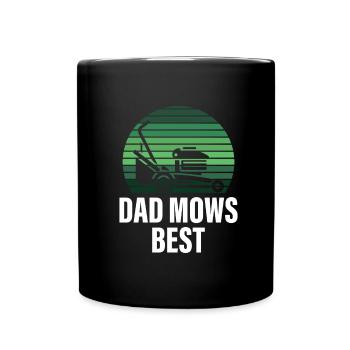 Hobby Gardener Garden Funny Gardening Father - Full Colour Mug - black - Front