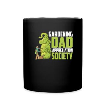Hobby Gardener Garden Funny Gardening Father - Full Colour Mug - black - Front