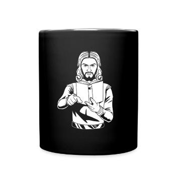 Christ Christianity - Full Colour Mug - black - Front