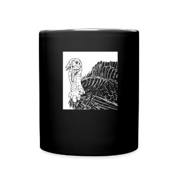 Thanksgiving Poster - Tasse einfarbig - Schwarz - Vorne