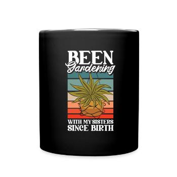 Hobby Jardinier Jardinier Jardinier Sœur - Mug uni - noir - Devant