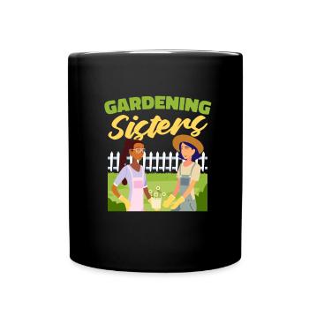 Hobby Jardinier Jardinier Jardinier Sœur - Mug uni - noir - Devant