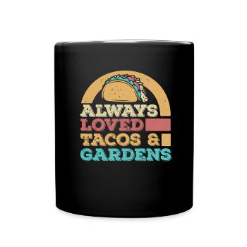 Tacos de jardin Hobby Gardener pour le jardinage - Mug uni - noir - Devant
