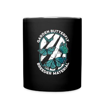 Amateur gardener garden Monarch - Full Colour Mug - black - Front