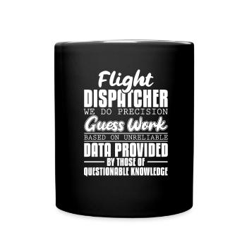 Emergency call control center operations center Lustig - Full Colour Mug - black - Front