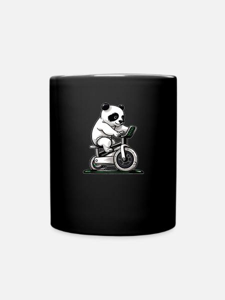 Indoor Cycling - Tasse einfarbig - Schwarz