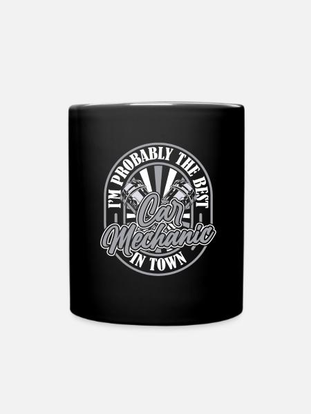 Kfz Mechaniker - Tasse einfarbig - Schwarz