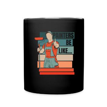 Painter Varnisher - Full Colour Mug - black - Front