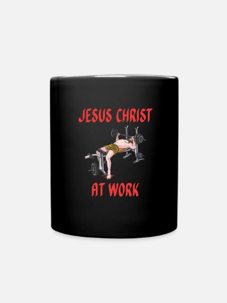 Training Christian Christianity - Full Colour Mug - black