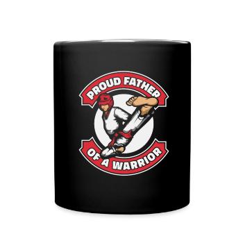 Taekwondo Père Taekwondo - Mug uni - noir - Devant