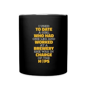 Bière artisanale Bière artisanale Bière drôle - Mug uni - noir - Devant