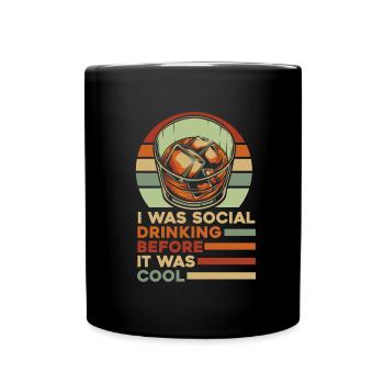 Whisky Whiskey - Tasse einfarbig - Schwarz - Vorne