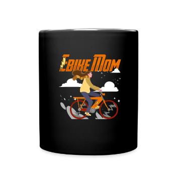 E Bike Écrou de vélo électrique - Mug uni - noir - Devant