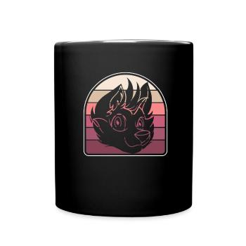 Furry Fandom Fursuits Cool - Mug uni - noir - Devant