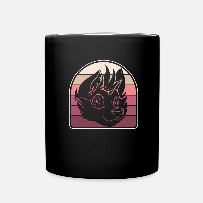 Furry Fandom Fursuits Cool - Tasse einfarbig - Schwarz