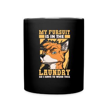 Furry Fandom Fursuits Funny - Full Colour Mug - black - Front