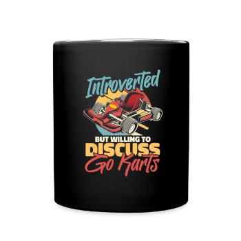 Go Karting Karting Karting Drivers Introvertis - Mug uni - noir - Devant