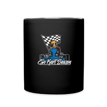 Go Kart Karting Karting Season - Full Colour Mug - black - Front