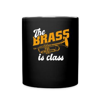 Fan train marching band brass - Full Colour Mug - black - Front