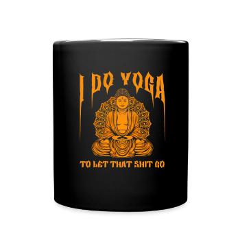 Bouddha bouddhiste drôle - Mug uni - noir - Devant