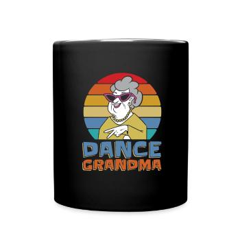 Mom Mom Mom Granny Dance Mom - Full Colour Mug - black - Front