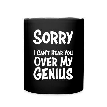GENIUS - Full Colour Mug - black - Front