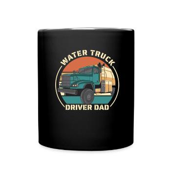 Camionneur Camionneur Camionneur Père - Mug uni - noir - Devant