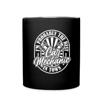 Mécanicien automobile - Mug uni - noir - Devant