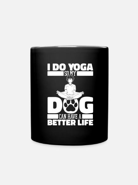 Yoga - Mug uni - noir