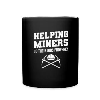 Ingénieur Ingénieur Minier - Mug uni - noir - Devant