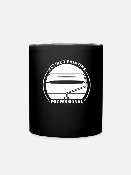 Maler Lackierer - Tasse einfarbig - Schwarz
