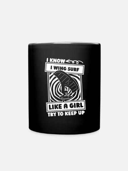 Wing Surf Wing Foil - Tasse einfarbig - Schwarz