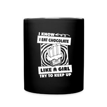 Chocolate Chocolate - Full Colour Mug - black - Front