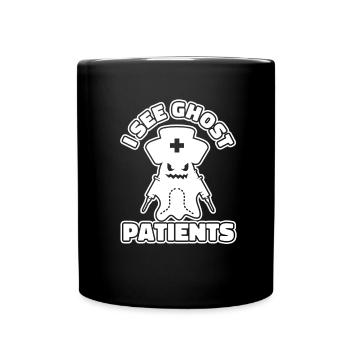 Fantôme de l’infirmière - Mug uni - noir - Devant
