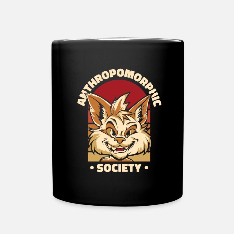 Furry Fandom Fursuits - Full Colour Mug - black
