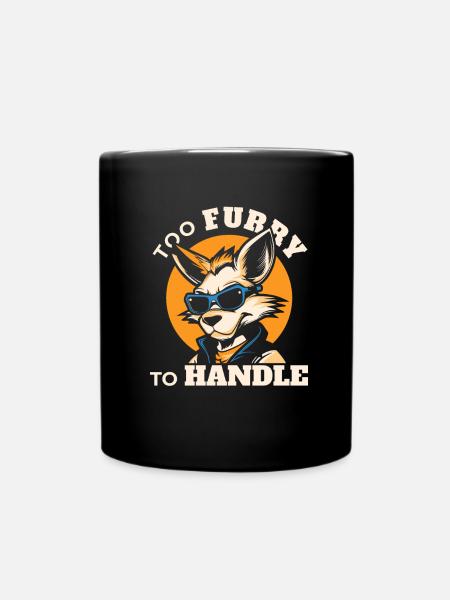 Furry Fandom Fursuits - Full Colour Mug - black