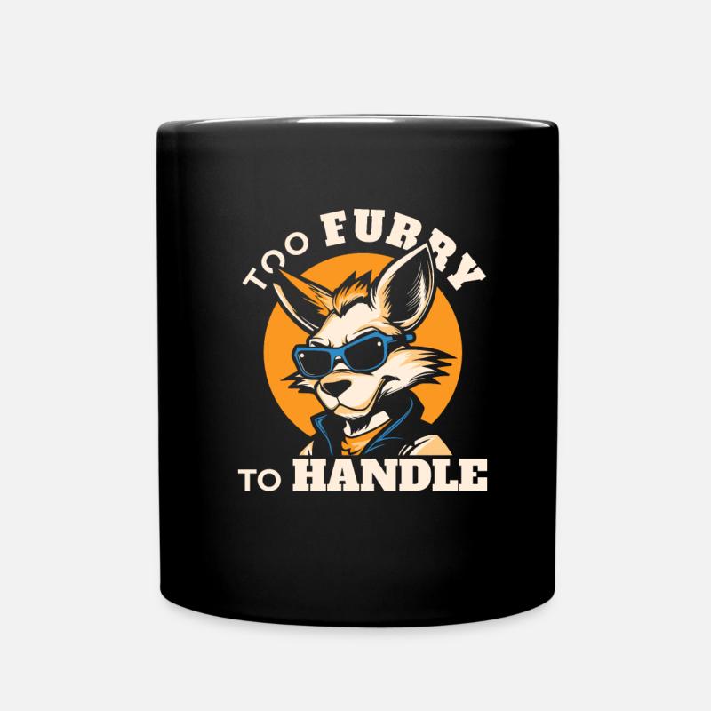 Furry Fandom Fursuits - Full Colour Mug - black
