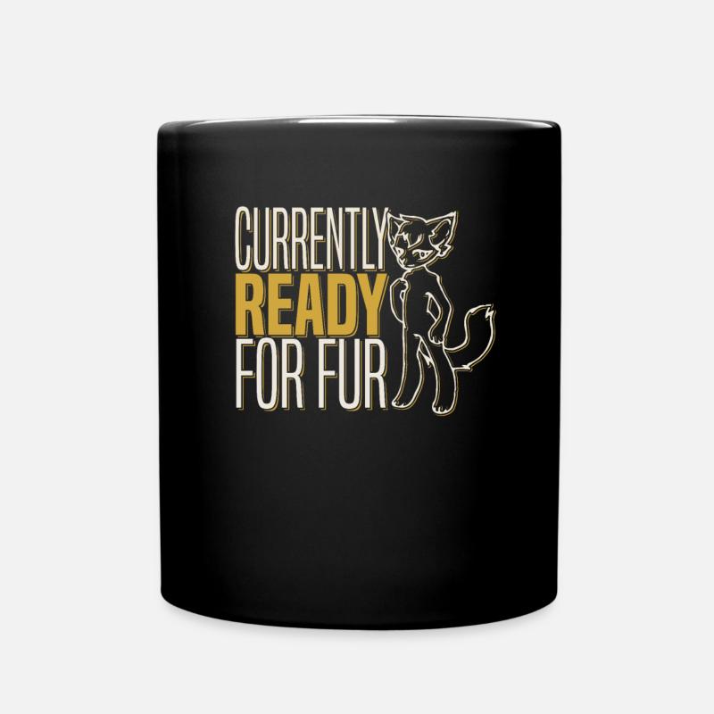 Furry Fandom Fursuits - Mug uni - noir
