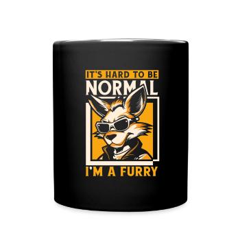 Furry Fandom Fursuits Drôle - Mug uni - noir - Devant