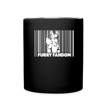 Furry Fandom Fursuits - Full Colour Mug - black - Front