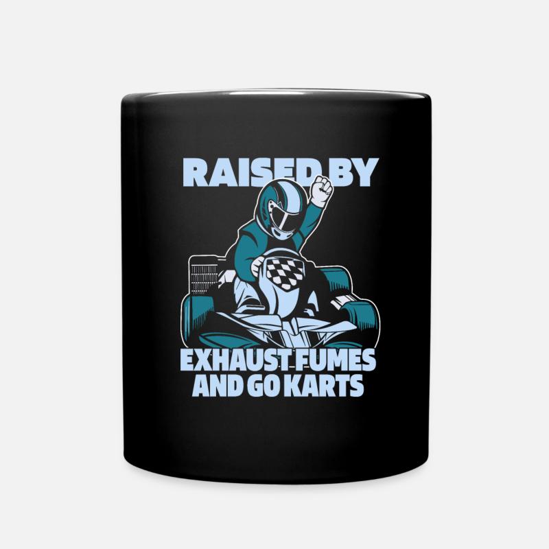 Faire du karting, karting, karting - Mug uni - noir