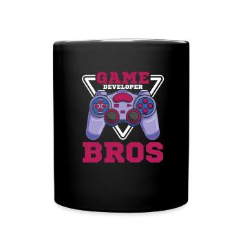 Gamer Gaming Controller - Tasse einfarbig - Schwarz - Vorne